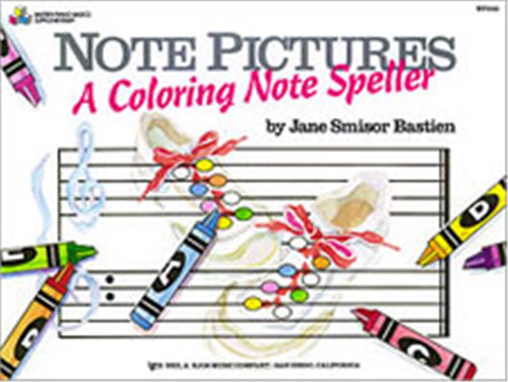 Note Pictures A Coloring Note Speller